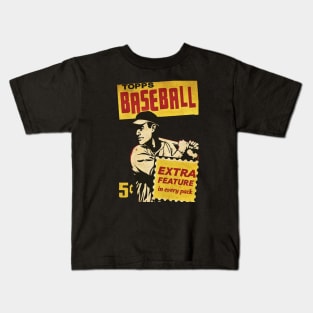 VINTAGE BASEBALL - BASEBALL TOPPS 1987 EXTRA Kids T-Shirt